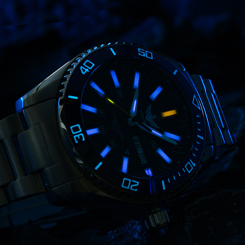 Yelang Men Diver Watch Mens Tritium Watches Automatic Wristwatch T100 ...
